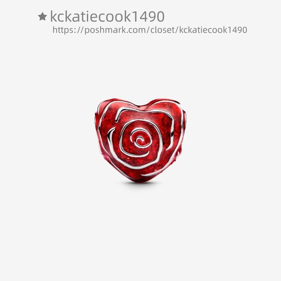 Pandora Rose Heart Charm - Picture 2 of 6